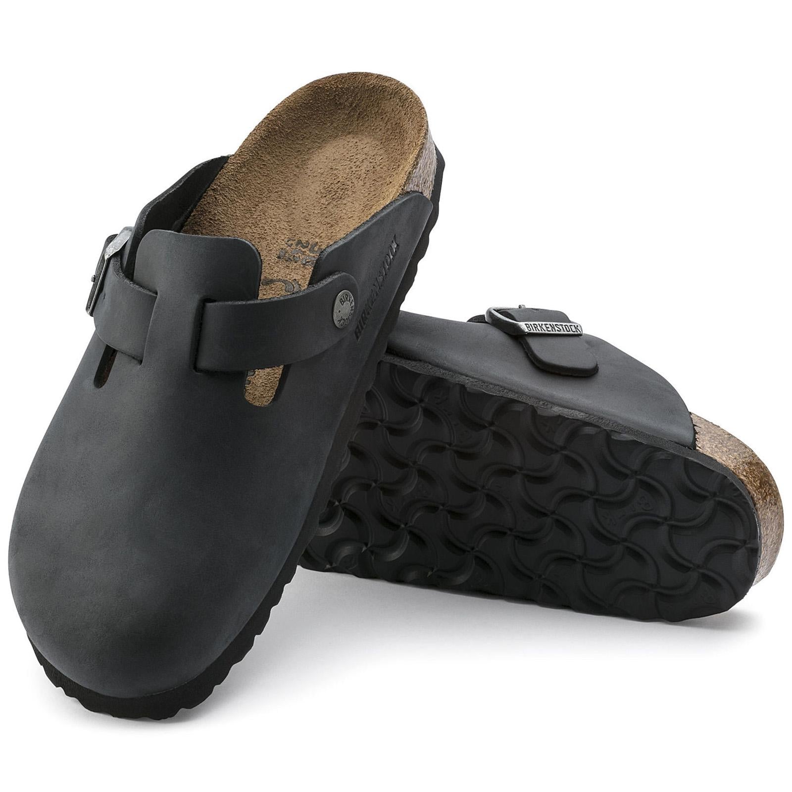 Boston Sandals  - Black - Sandali Uomo / Donna Neri - Calzata Stretta 059463  BIRKENSTOCK 