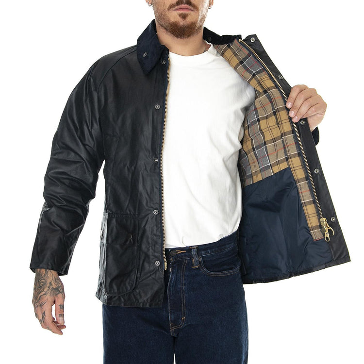 M' Bedale Wax Jacket Navy - Giacca Invernale Uomo Blu MWX0018-NY91-FW23  BARBOUR 