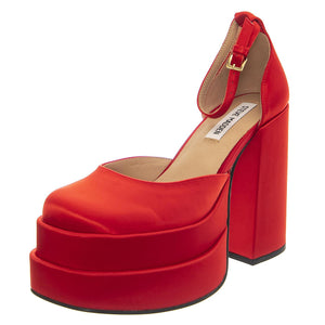 Charlize Red Satin - Sandali Donna Rossi SM-CHAR28S1-RED  STEVE MADDEN 