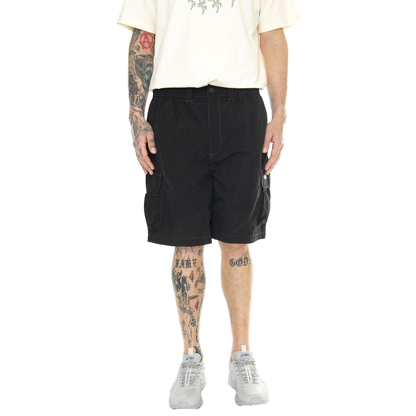 Jackson Cargo Short Black - Bermuda Cargo Uomo Neri DK0A4YACBLK1  DICKIES 