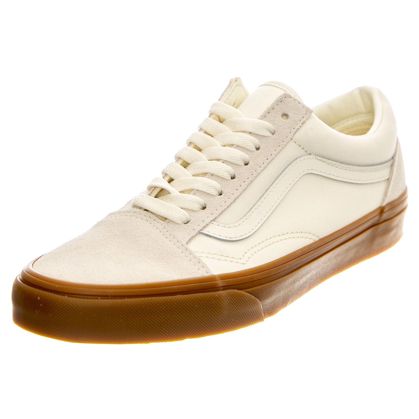Old Skool Marshmallow / Gum - Scarpe Stringate Profilo Basso Uomo Bianche VN000CR5OVM1  VANS 