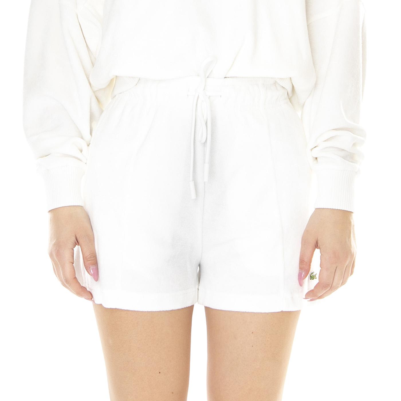 W' Short 70V White - Bermuda Donna Bianchi GF6419-70V  LACOSTE 