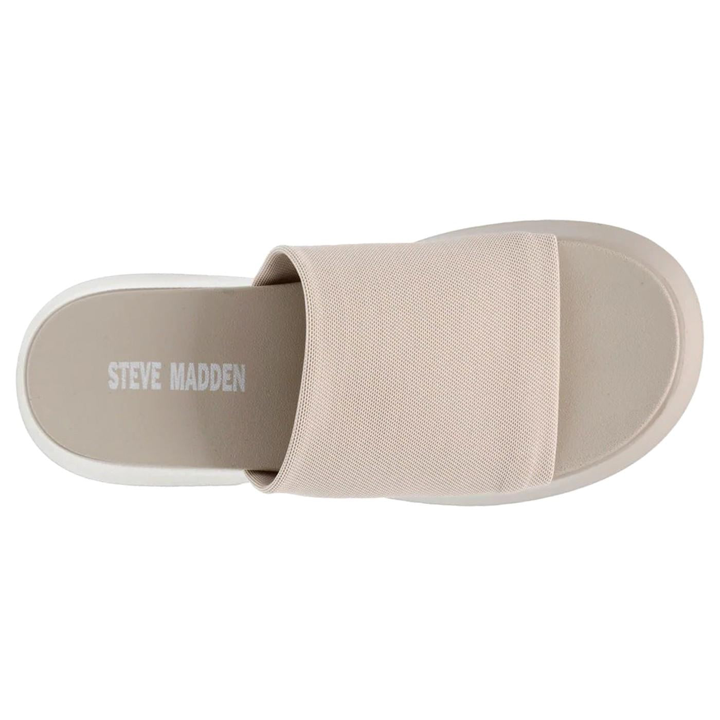 Throw Back Greige Stretch Power Mesh - Sandali Donna Grigi SMSTHROW BACK-GRE  STEVE MADDEN 