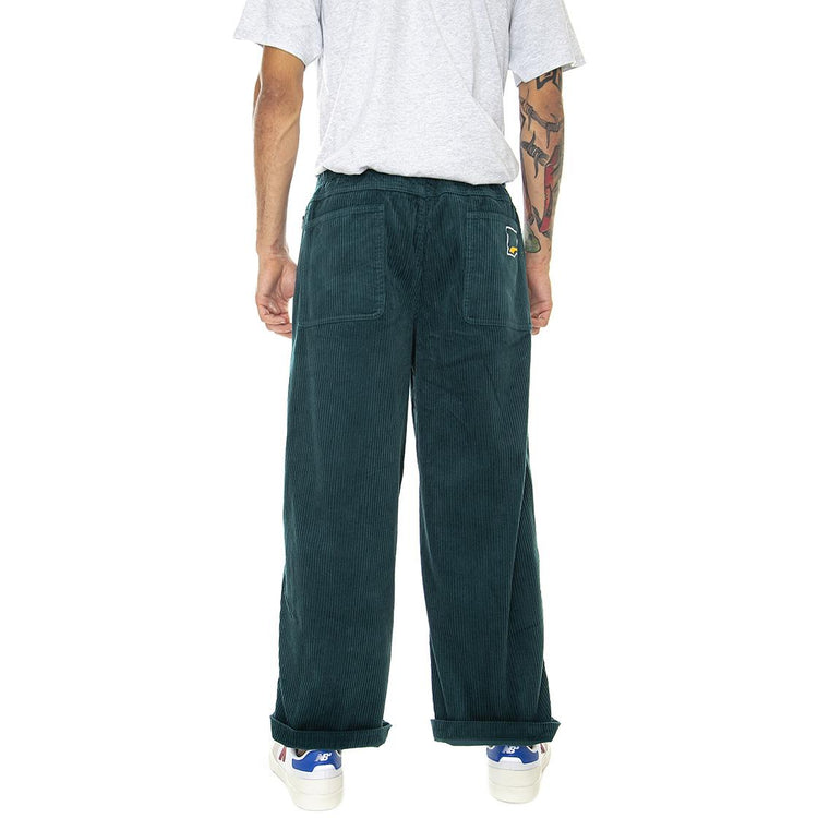 Uptown Oversized Corduroy Pants green - Pantaloni in Velluto Uomo Verdi 535810-24  PUMA 