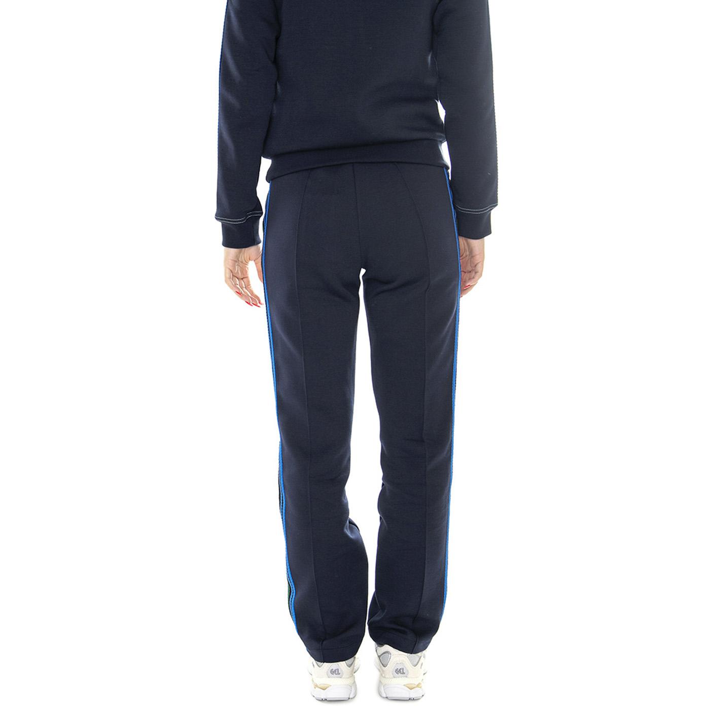 Pant.Tuta XF1647-166 Blue Pants - Pantaloni Donna Blu XF1647-166  LACOSTE 