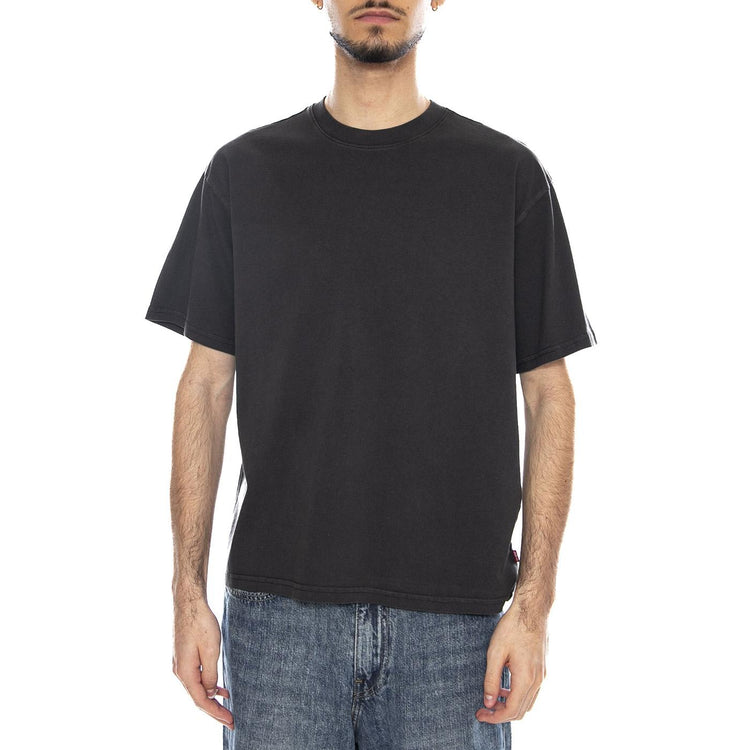 Boxy SS Tee - Garment Dye Jet Black - Maglietta Girocollo Uomo Nera 0049F 0025 LEVIS 
