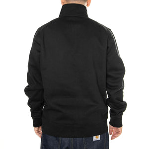 Chase Neck Zip Sweat Black / Gold - Felpa Uomo Nera I033665.00FXX  CARHARTT WIP 
