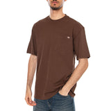 LURAY POCKET TEE SS TIMBER BROWN - Men's Crewneck T-Shirt Brown Men DICKIES