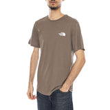 M SS Simple Dome -- T-shirt Homme Marron  Homme THE NORTH FACE