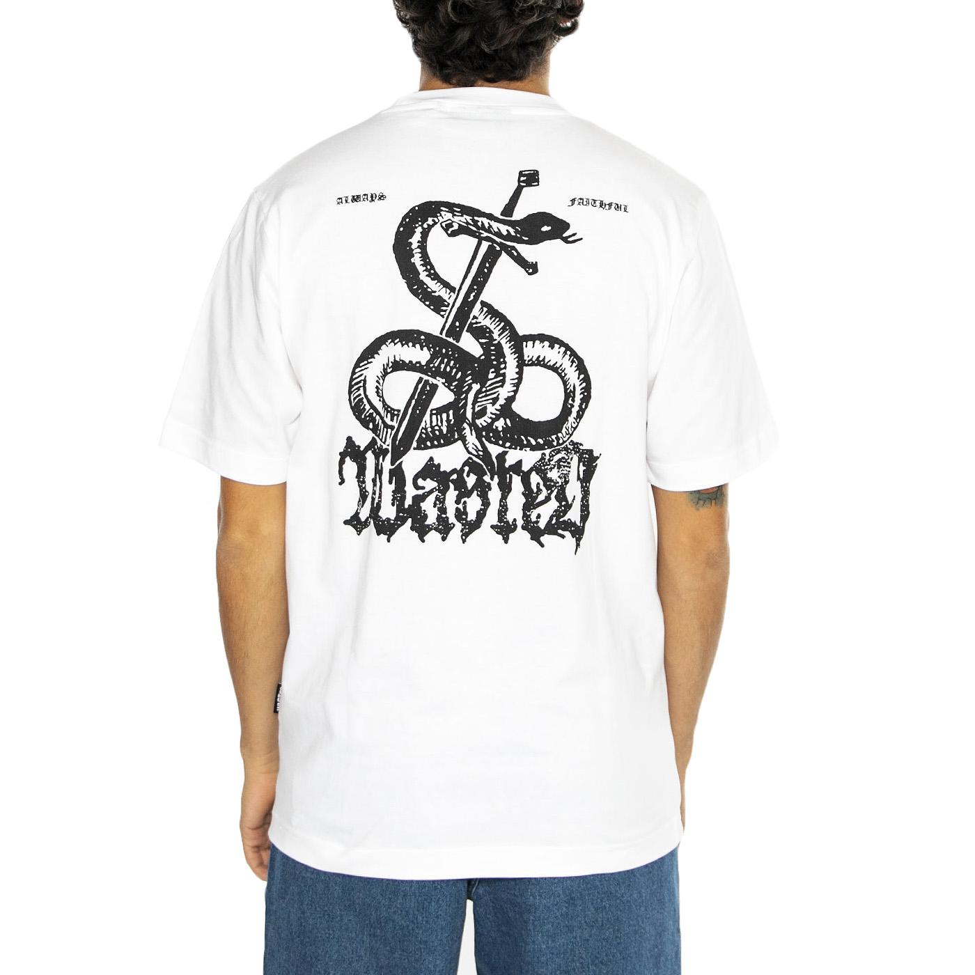 Atrax T-Shirt White - Maglietta Girocollo Uomo Bianca E20WASANTWHT  WASTED PARIS 