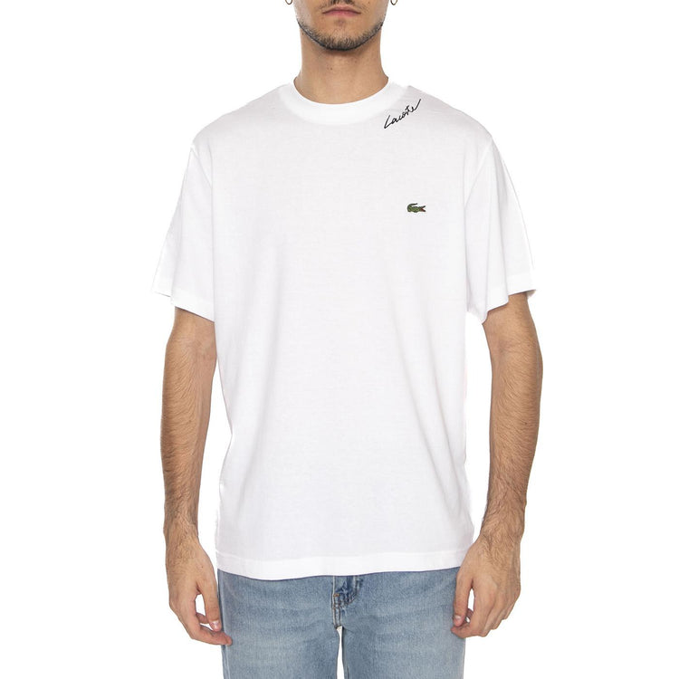 T-shirt 001 White - Maglietta Girocollo Uomo Bianca TH8273-001  LACOSTE 