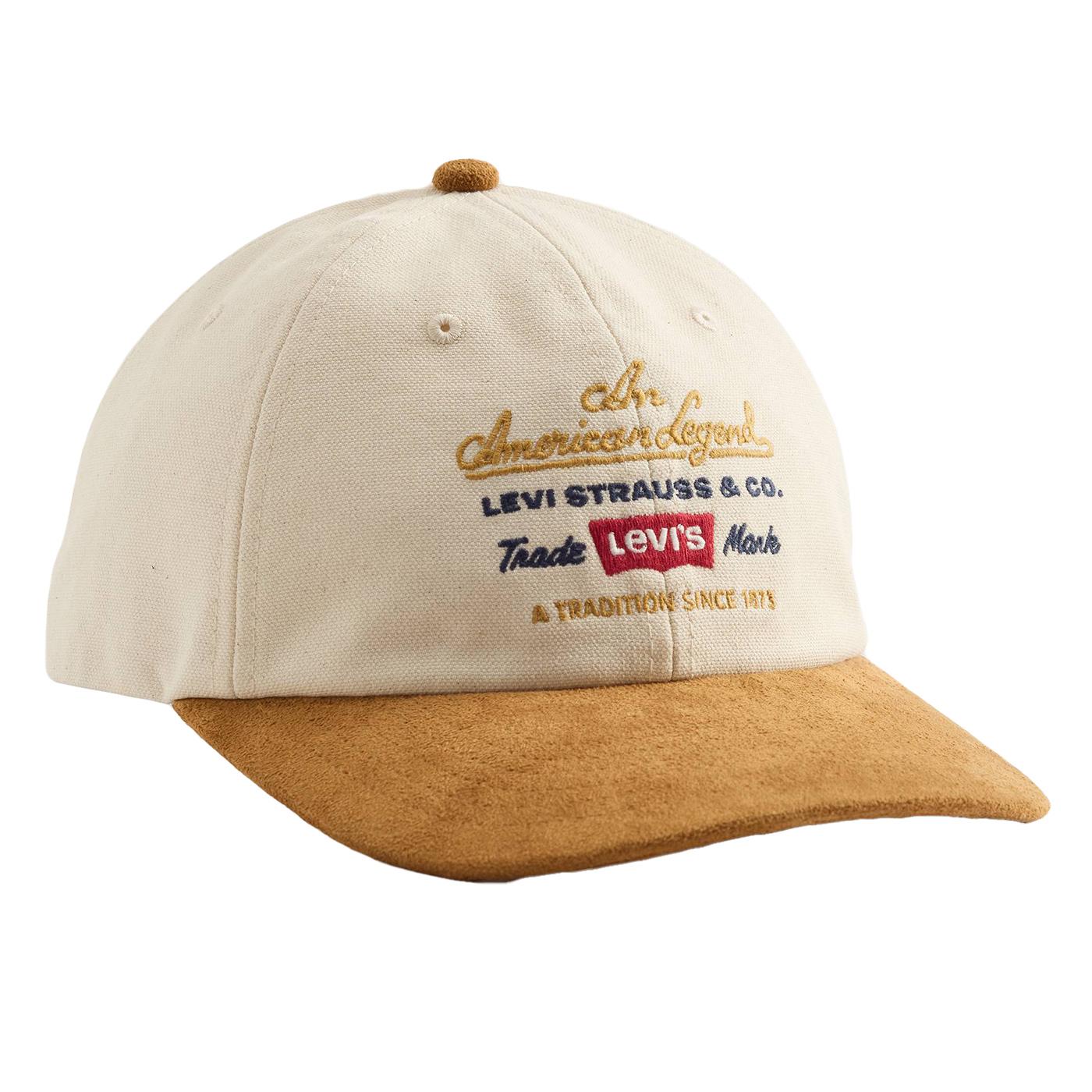 Autunno / Inverno - Relaxed Dad Graphic Cap Ecru Neutral - Cappellino con Visiera Multicolore 004BQ-0000 . LEVIS 