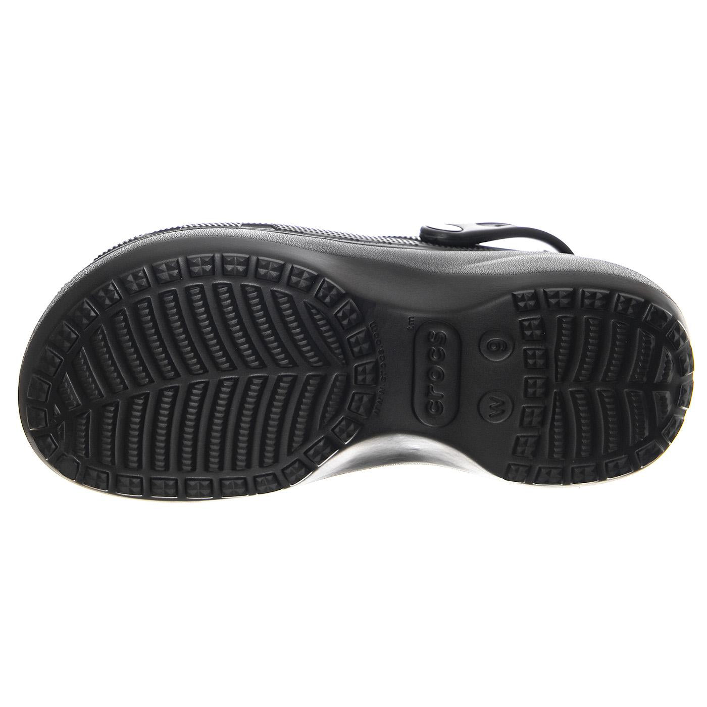 Classic Platform Lined Clog W BLK -  Sandali Donna Neri CR.207938-BLK  CROCS 