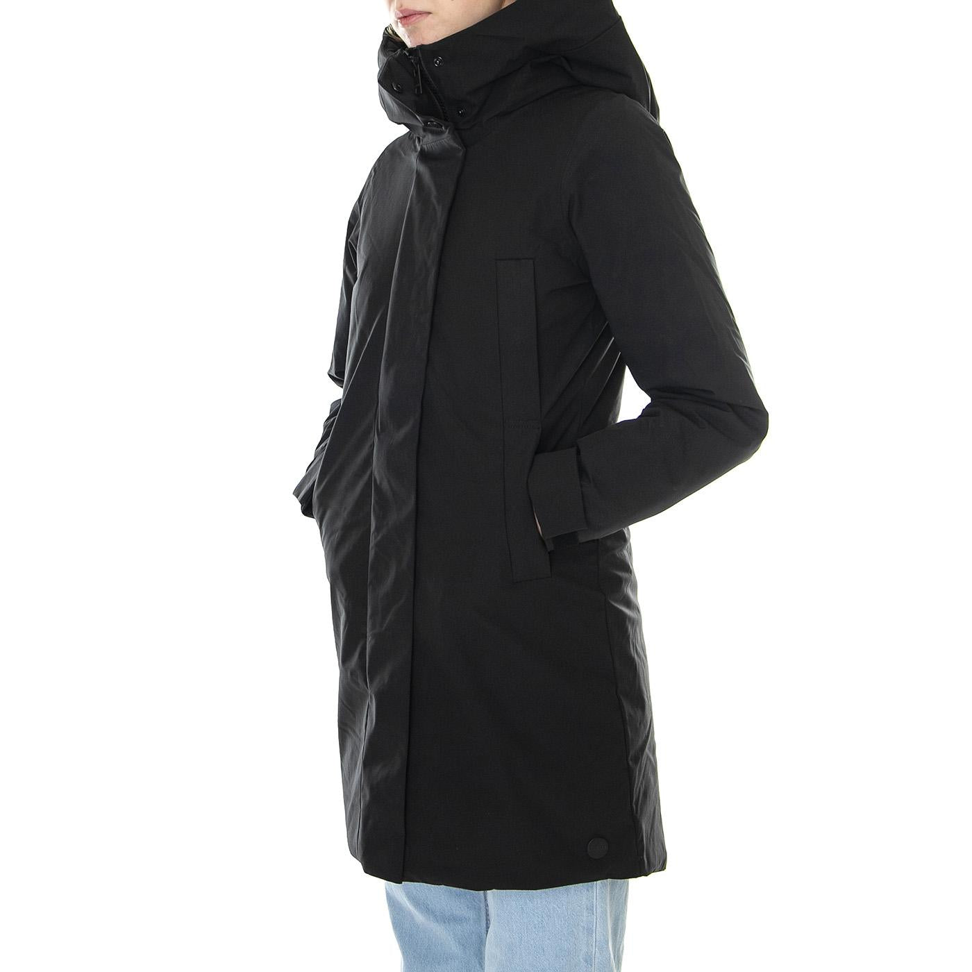 W´s Jacket Eline black T-spin 5000 - Giacca Invernale con Cappuccio Uomo Nera 330502-110  ELVINE 