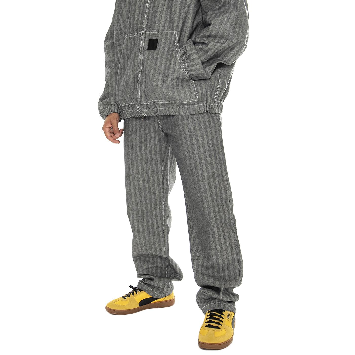 Menard Pant Grey rinsed - Pantaloni Uomo Grigi I033579.9102  CARHARTT WIP 