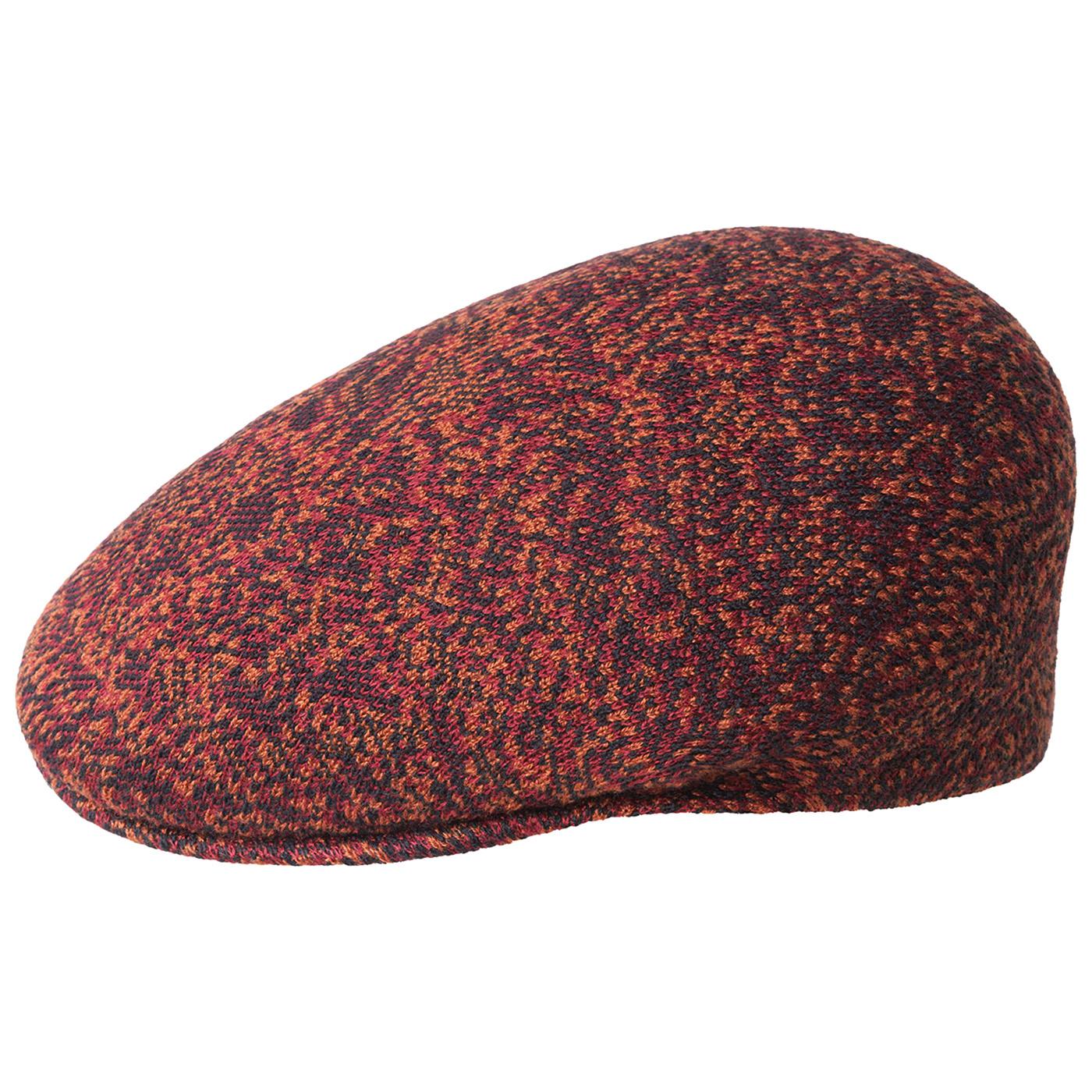 Birdseye Maze 507 Black / Red Velvet - Cappellino a Coppola Multicolore K3653-BR003  KANGOL 