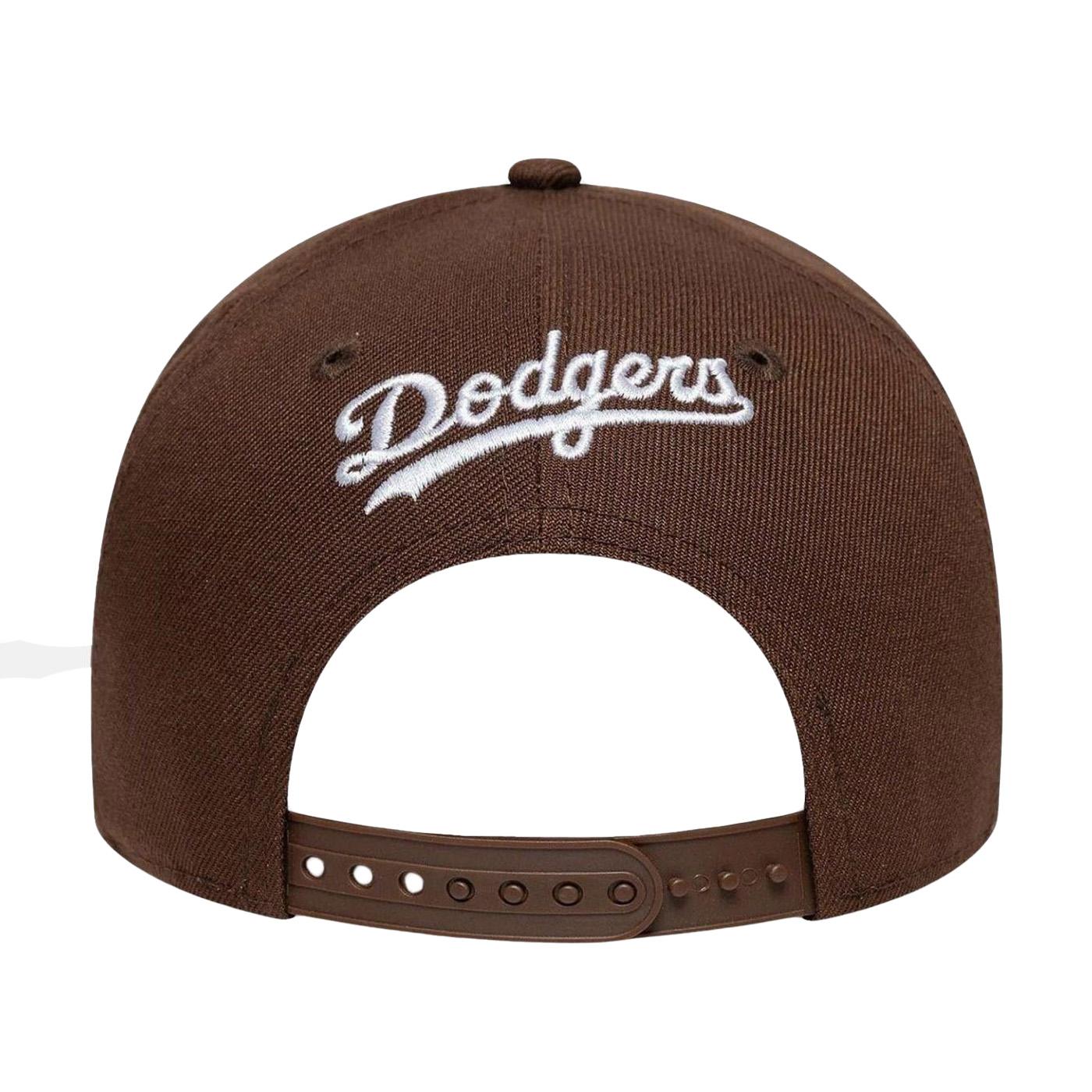 Outline Script E-Frame Los Angeles Dodgers - Cappellino Marrone 60771811 CHS NEW ERA 
