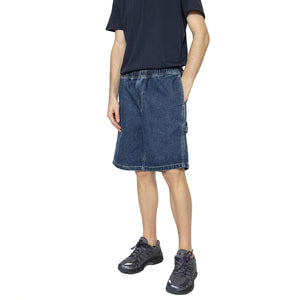 Easy Denim Carpenter Short Stone Wash Indigo - Bermuda Uomo Blu 172120079-STN  OBEY 