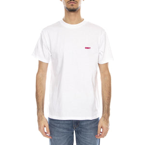 OBEY Art Studio Flowers Tee -- Maglietta Girocollo Uomo Bianca 165264234 WHT OBEY 
