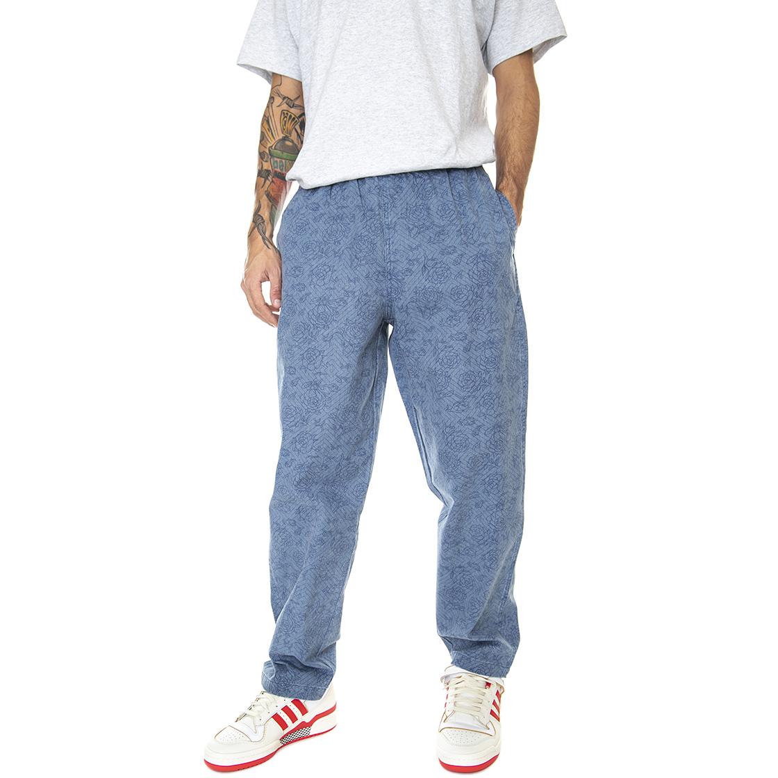 Tab Pant Botanical Blue - Pantaloni Casual Uomo Blu / Multicolore SCA-PNT-0750  SANTA CRUZ 