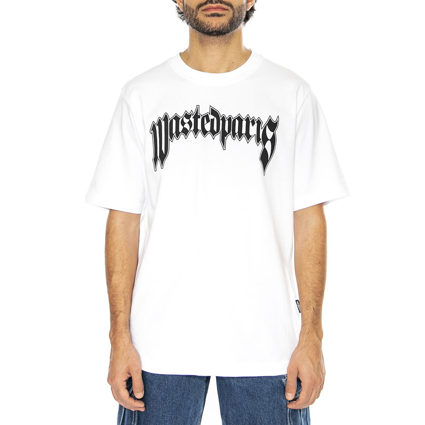 T-Shirt Pitcher White - Maglietta Girocollo Uomo Bianca T-SHIRT PITCHER - - WHITE  WASTED PARIS 