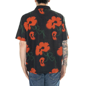 Garden Society Shirt SS Red / Black - Camicia Maniche Corte Uomo Multicolore I033388.60B.67.  EDWIN 