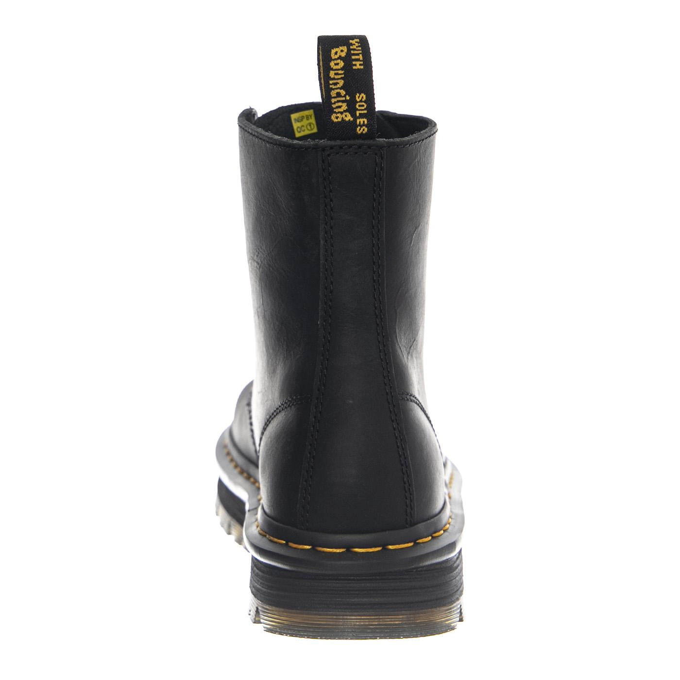 Dr. Martens Zebzag Laceless Black - Stivali Unisex Neri 42653001 BLKW DR.MARTENS 