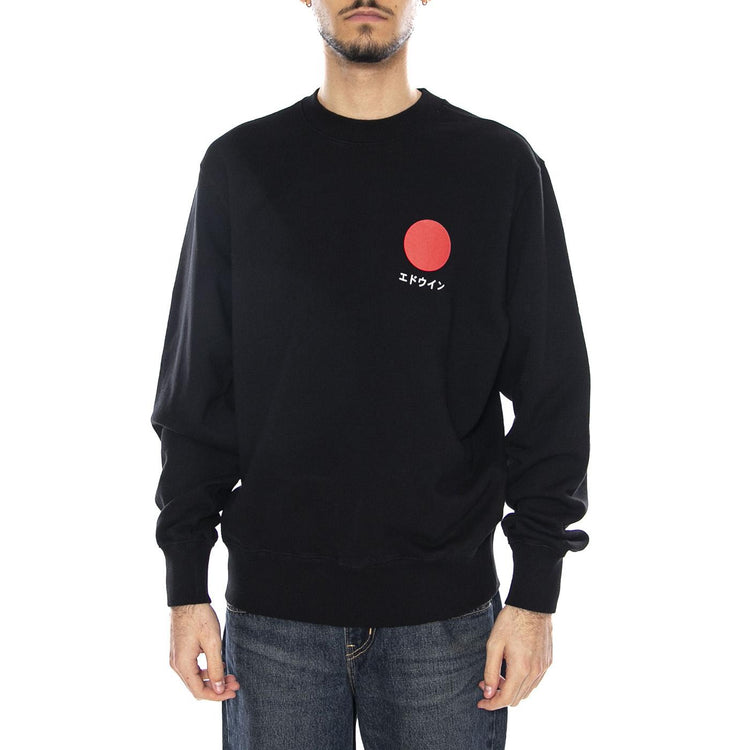 Japanese Sun Sweat -- Felpa Uomo Nera I034186. 89.67 EDWIN 