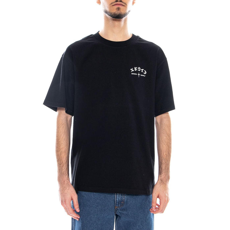 High Life Low Levels Chest TS - Maglietta Girocollo Uomo Nera I035025. 89.67 EDWIN 