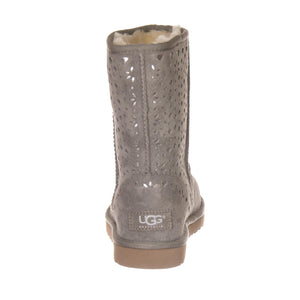 CLASSIC SHORT FLORA LIGHT GREY UGSCLSFLOLGY1010287W  UGG 