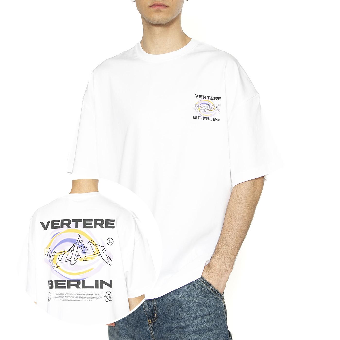 Hypno T-Shirt White - Maglietta Girocollo Uomo Bianca VER-T287-WHT  VERTERE BERLIN 
