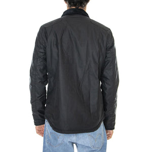 Reelin Wax Jacket Navy - Giacca Invernale Uomo Blu FW22-MWX1106-NY92  BARBOUR 