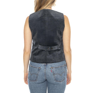 Vests 131 Indigo - Top Smanicato Donna Blu 3.66.119.05 . MD'M 