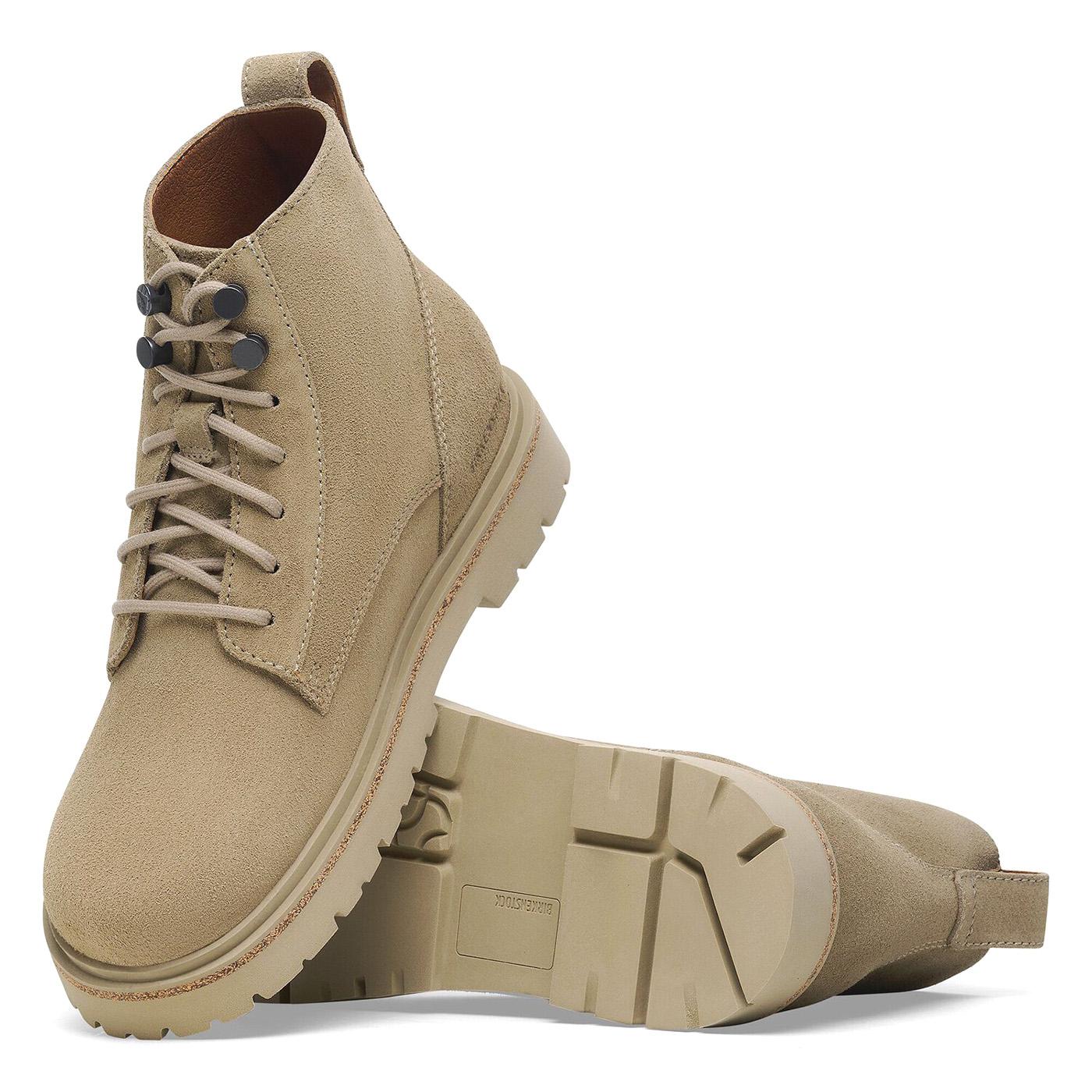 Highwood Lace Mid Men taupe, Suede Leather - Stivaletti Profilo alla Caviglia Uomo Beige 1028920  BIRKENSTOCK 