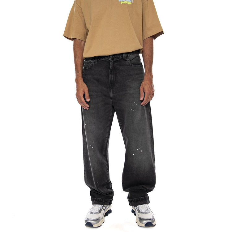 LANDON PANT BLACK - Pantaloni Denim Jeans Uomo Neri I034733 89EJ CARHARTT WIP 