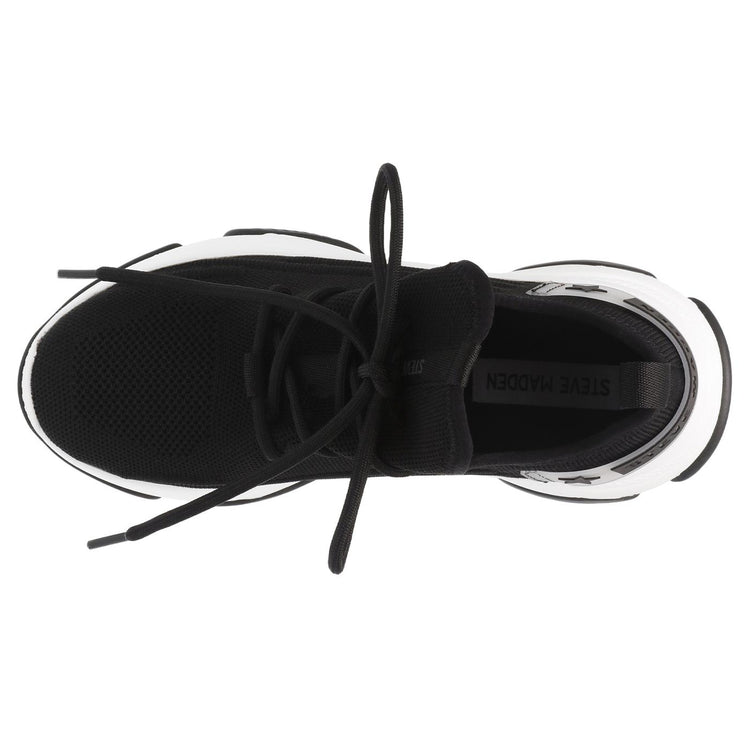 Mezure Black - Scarpe Stringate Profilo Basso Donna Nere SMPMEZURE-BLA  STEVE MADDEN 