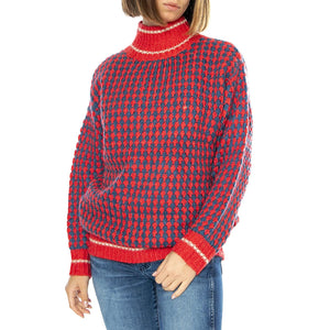 Jersey Rombo Azul Electrico - Maglione Donna Multicolore 15010306  MD'M 