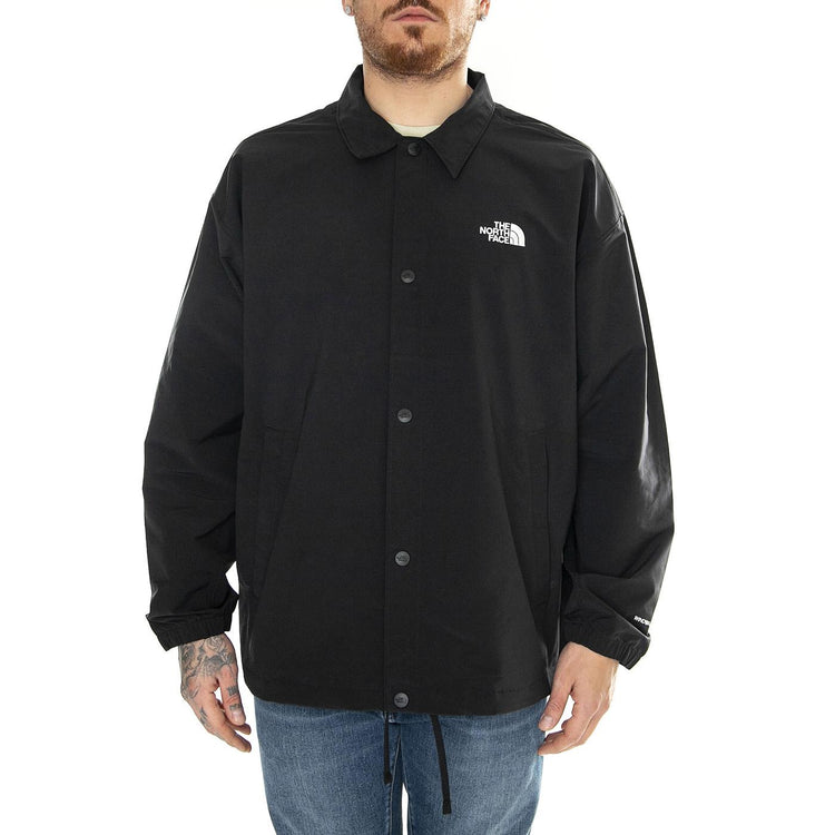 M TNF Easy Wind Coaches Jacket Tnf Black - Giacca Uomo Nera NF0A8703JK31  THE NORTH FACE 