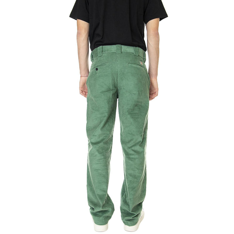 Higginson Pant Dark Ivy - Pantaloni in Velluto Uomo Verdi DK0A4XIKC971  DICKIES 