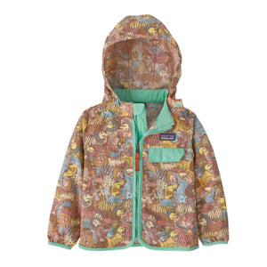 Baby Baggies Jkt Together: Trip Brown - Giacca con Cappuccio Bambino Multicolore 60291-TTPB  PATAGONIA 
