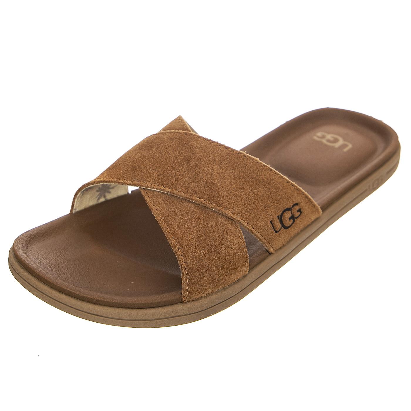 Brookeside Slide Chestnut - Sandali Uomo Marroni UGMBROKSCHE1113093M  UGG 