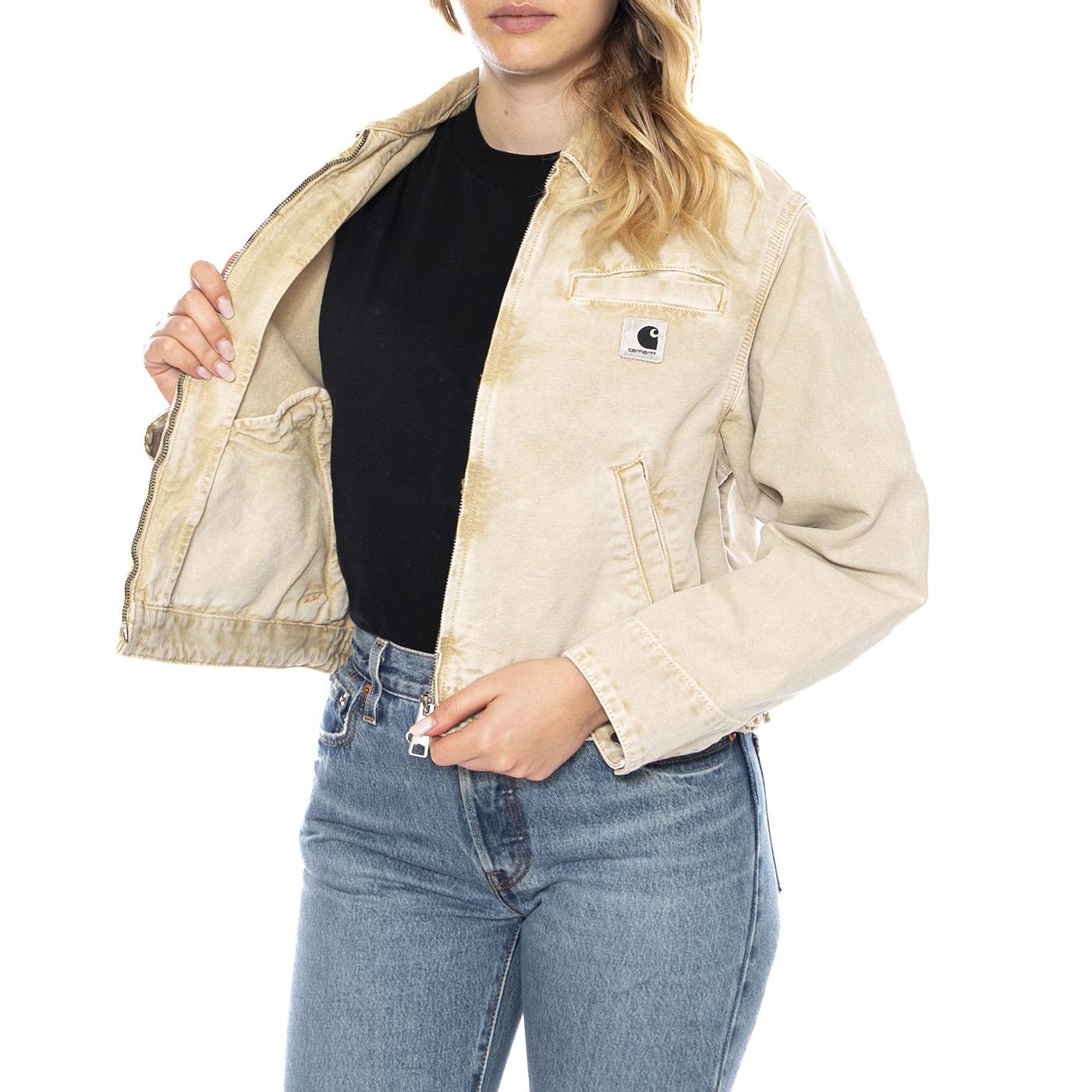 Carhartt WIP W' Emery Jacket Dusty H Brown Chalk Wash -- Giacca Donna I035570.5F.03 . CARHARTT WIP 