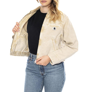 Carhartt WIP W' Emery Jacket Dusty H Brown Chalk Wash -- Giacca Donna I035570.5F.03 . CARHARTT WIP 