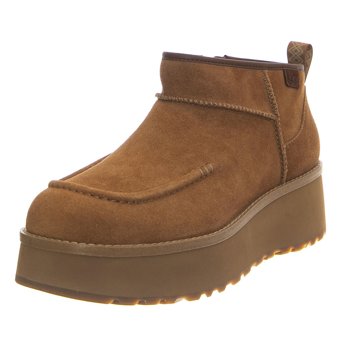 W Cityfunc Ultra Mini Chestnut - Stivali Donna Marroni UGSCITYFUMCN1158193W  UGG 