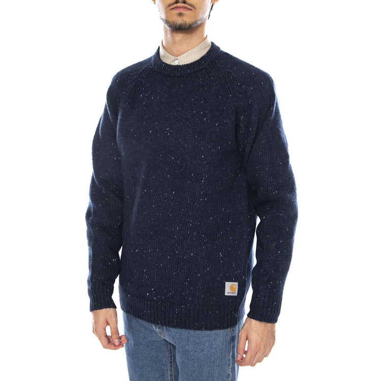 Anglistic Sweater Speckled Jupiter - Maglione Girocollo Uomo Blu I010977.3ATXX  CARHARTT WIP 