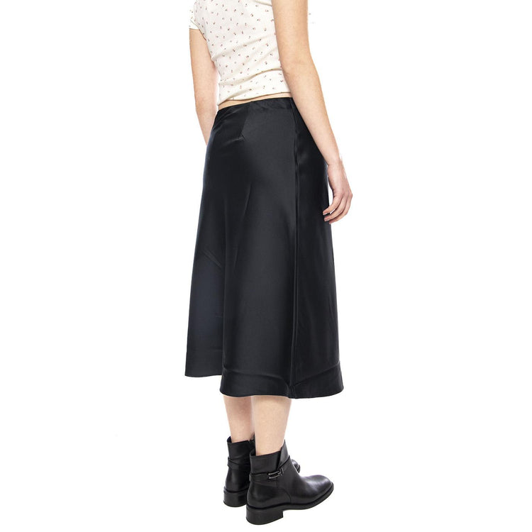 Ariel Midi Slip Skirt - Anthracite Night - Gonna Lunga Nera 0060P 0000 LEVIS 