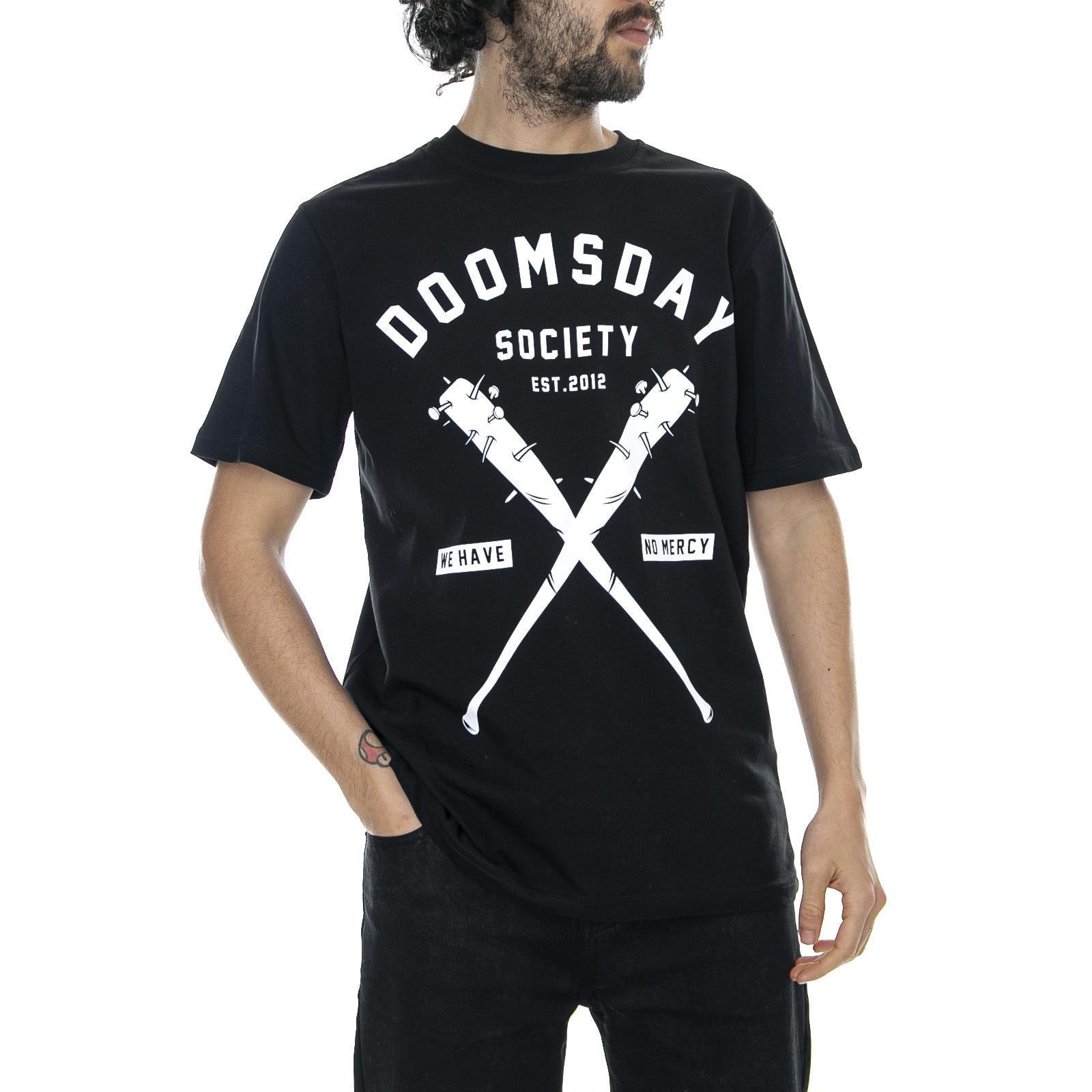 No Mercy - Black - Maglietta Girocollo Uomo Nera 119592_4  DOOMSDAY 