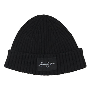 Script Logo Short Black - Cappellino a Cuffia Nero 7050305/222  SEAN JOHN 