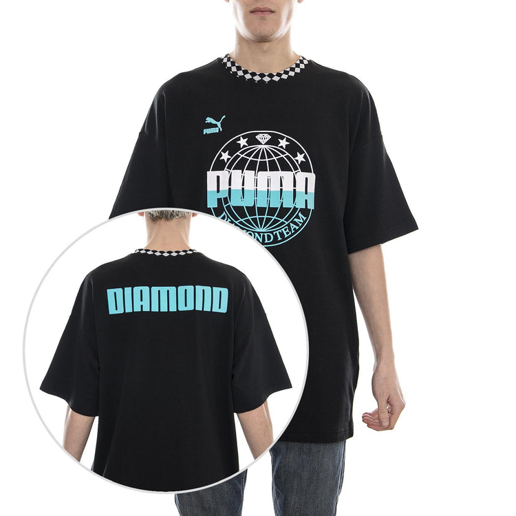 PUMA x DIAMOND Oversize Tee Puma Bla 57535701  PUMA 