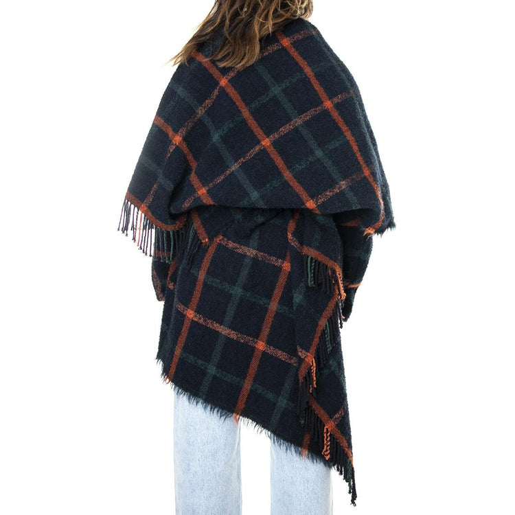 021SD35022 Poncho Scozzese Donna 021SD35022 -029097-01  ALESSIA SANTI 